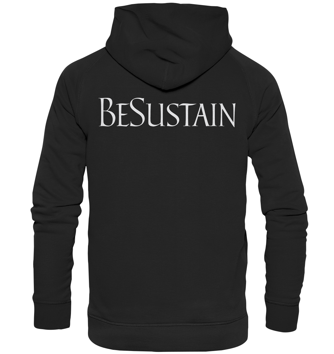 Basic black hoodie best sale