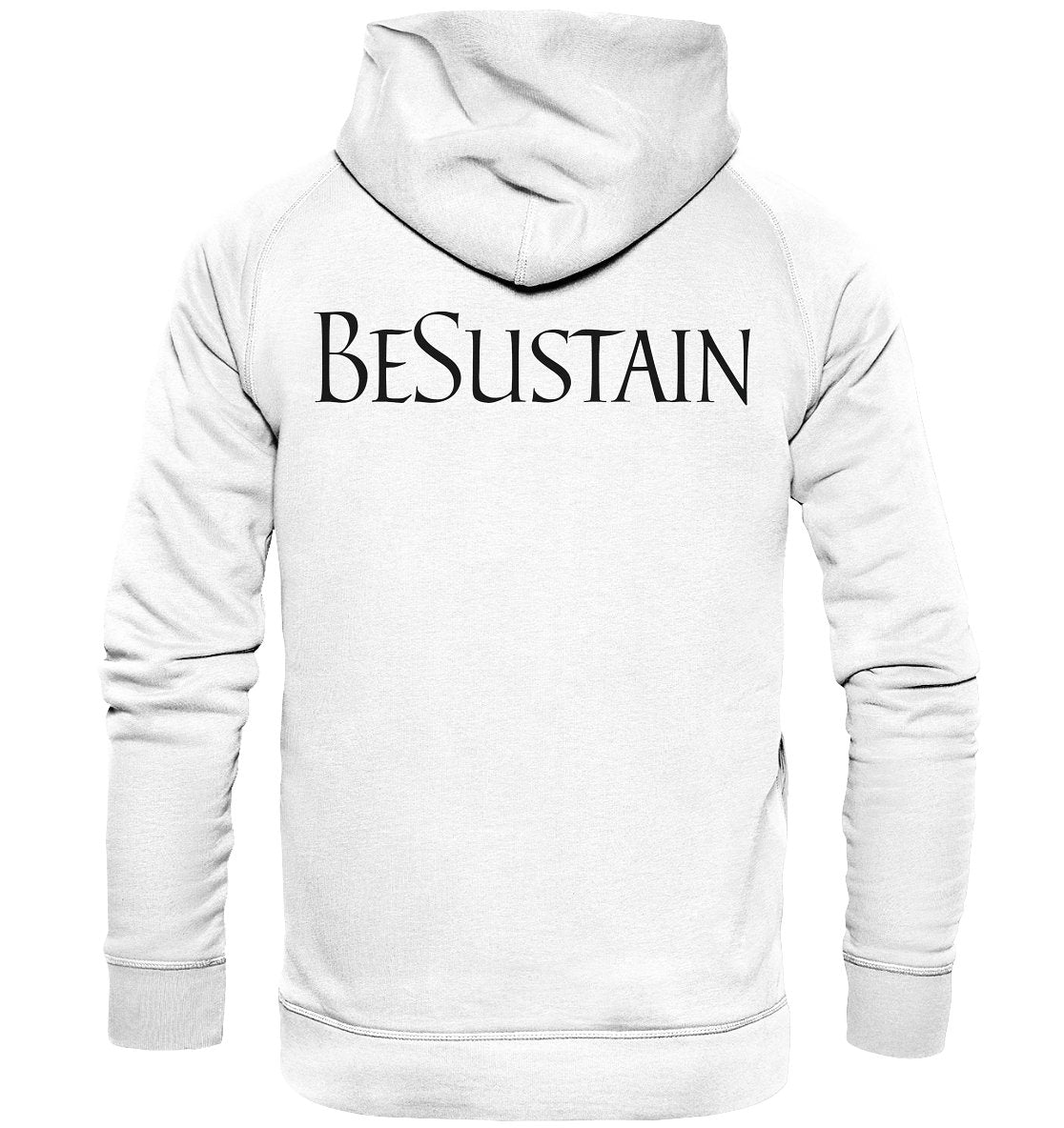 Basic White - Basic Unisex Hoodie - BeSustain Clothing