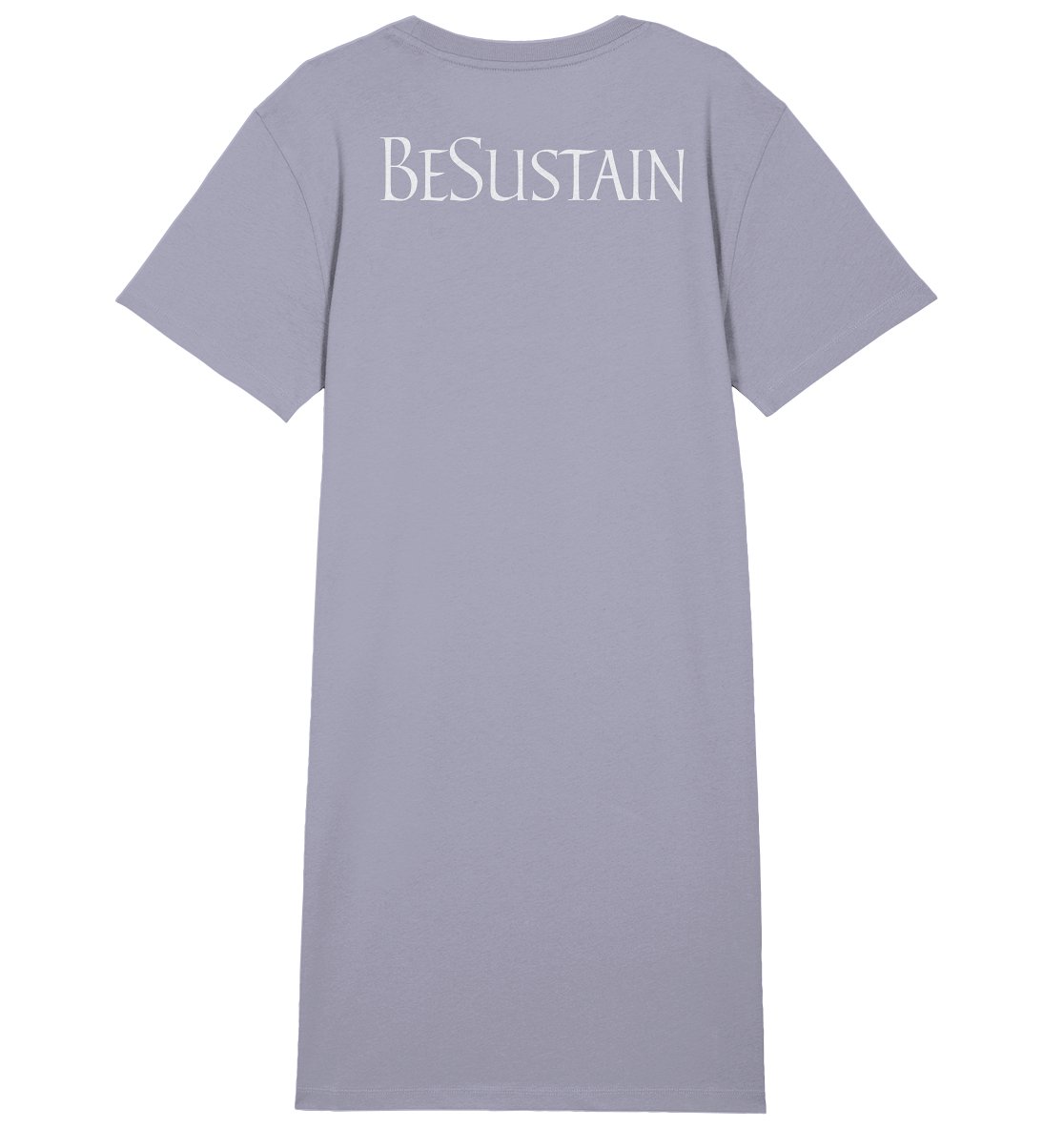 BeSustain Logo Print - Ladies Organic Shirt Dress - BeSustain Clothing