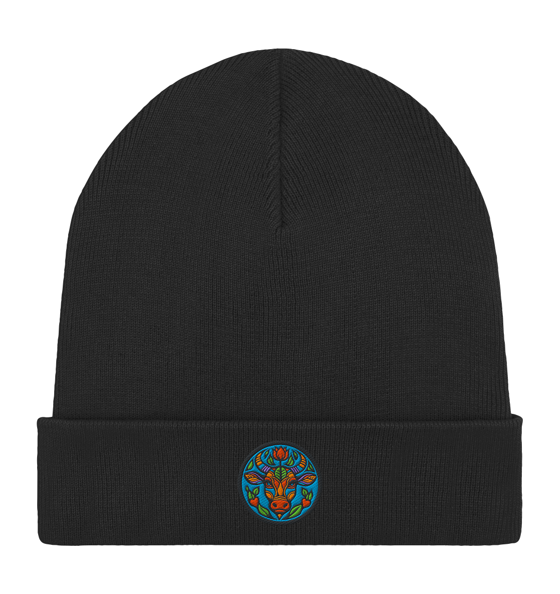 Logo Stick - Organic Rib Beanie