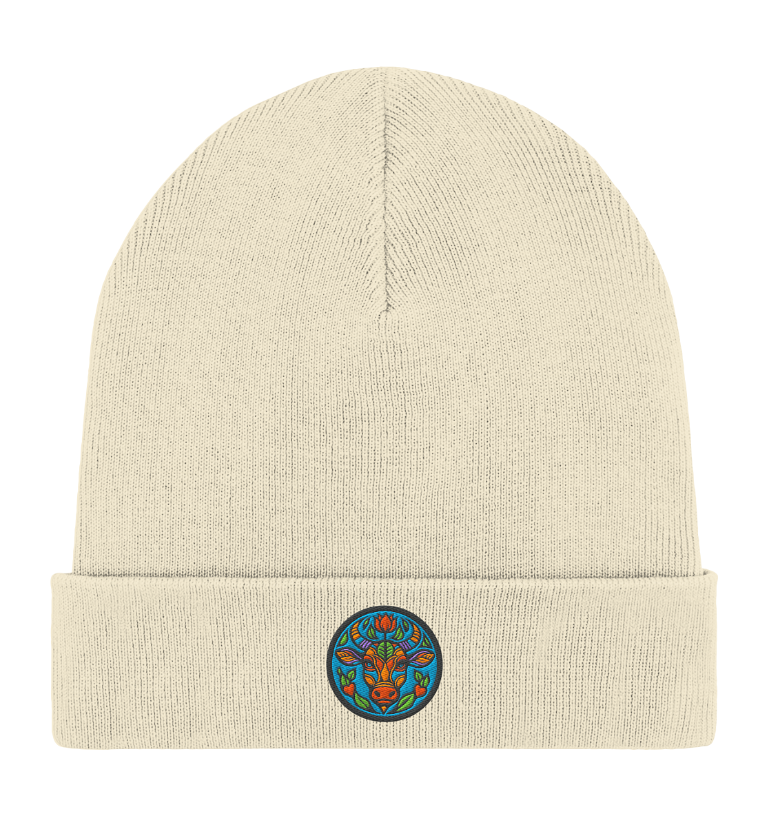 Logo Stick - Organic Rib Beanie