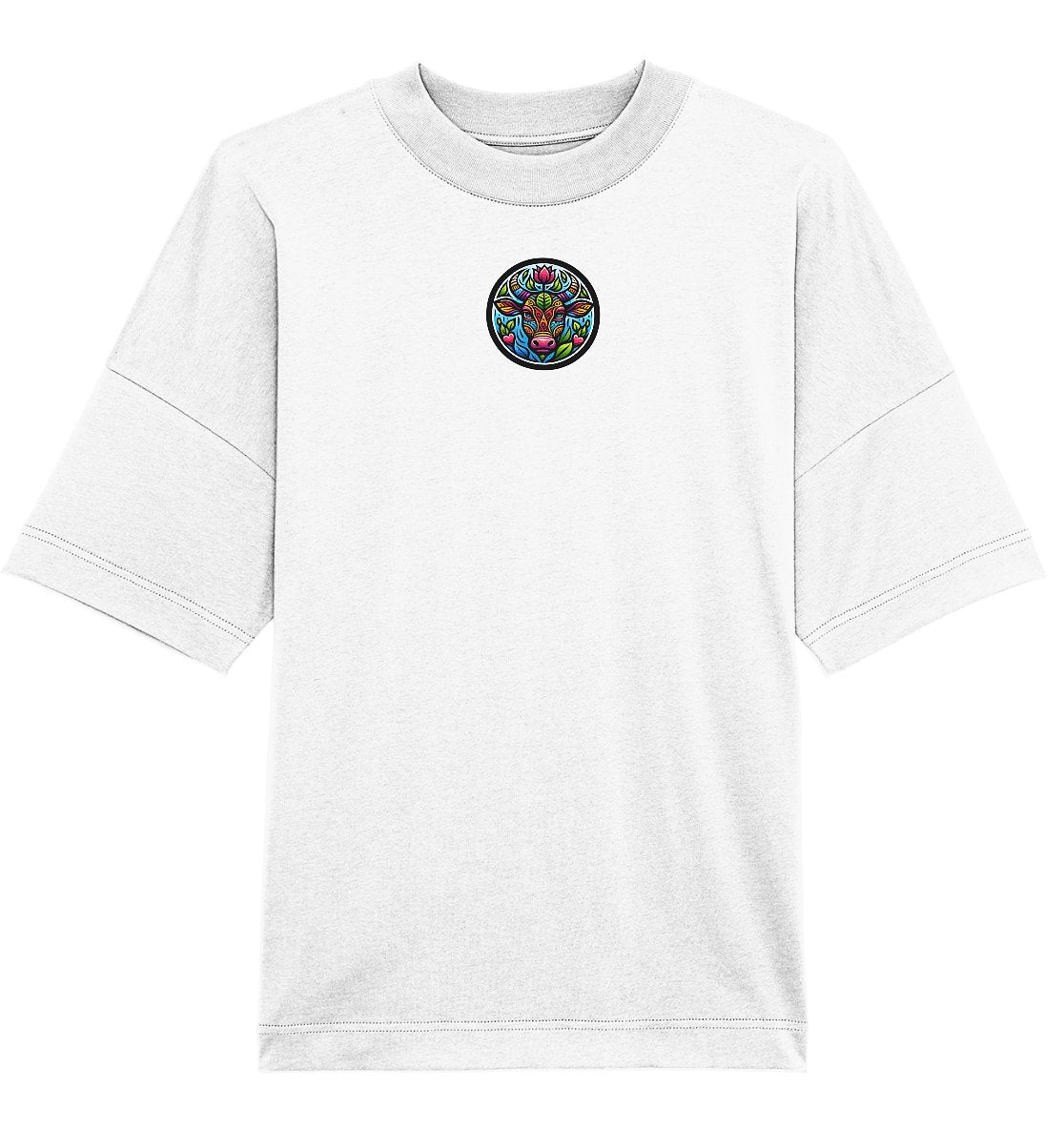 Logo Print - Organic Oversize Shirt - BeSustain Clothing