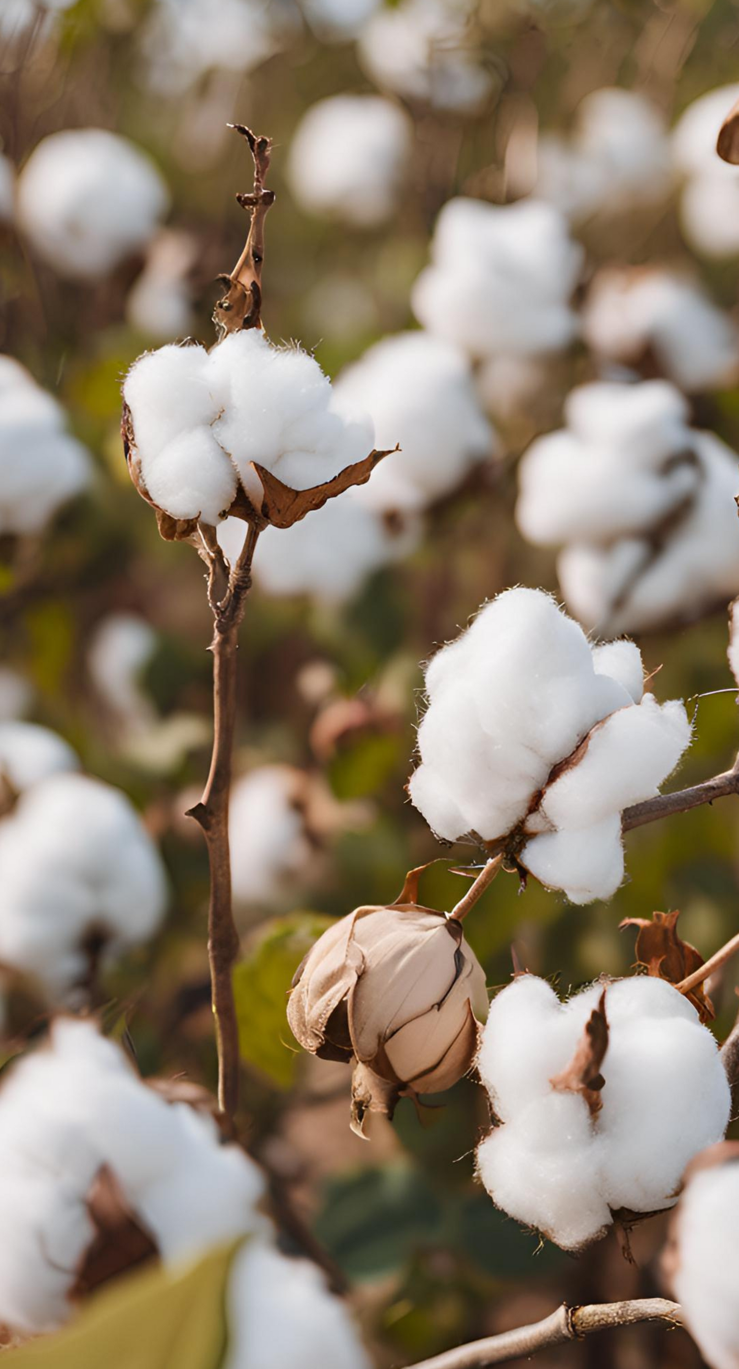 cotton, sunny, organic materials