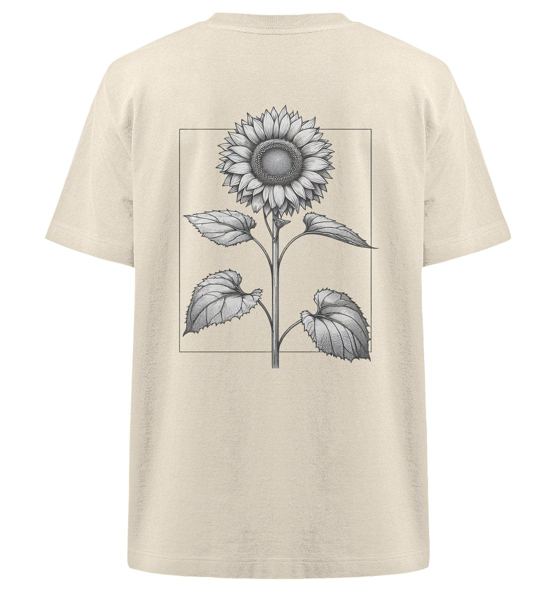 Sunflower - Heavy Oversized Organic Shirt - BeSustain Clothing
